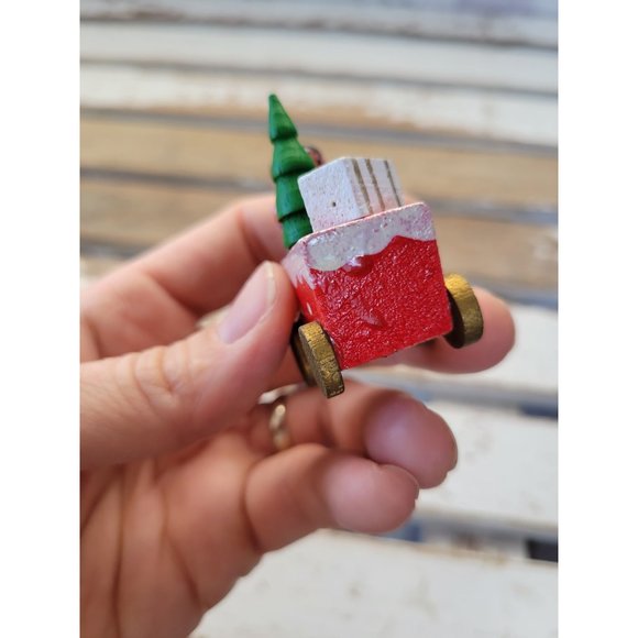 Mini train Angel as is ornament Xmas cart tree - Picture 6 of 7